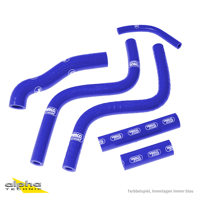 SAMCO SPORT silicone hose kit blue for Honda CR250R model year 1988-1991