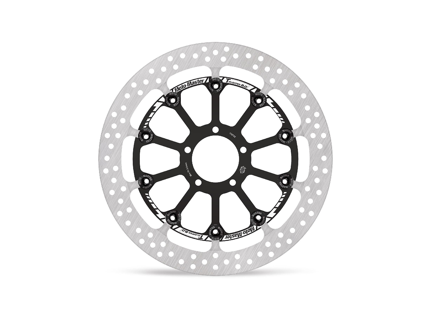 MOTO MASTER brake disc rotationally symmetrical disc, T-Floater for KTM 1290 Super Duke R Model Year 2014-2020 and KTM 1390 Super Duke R from Model Year 2024-