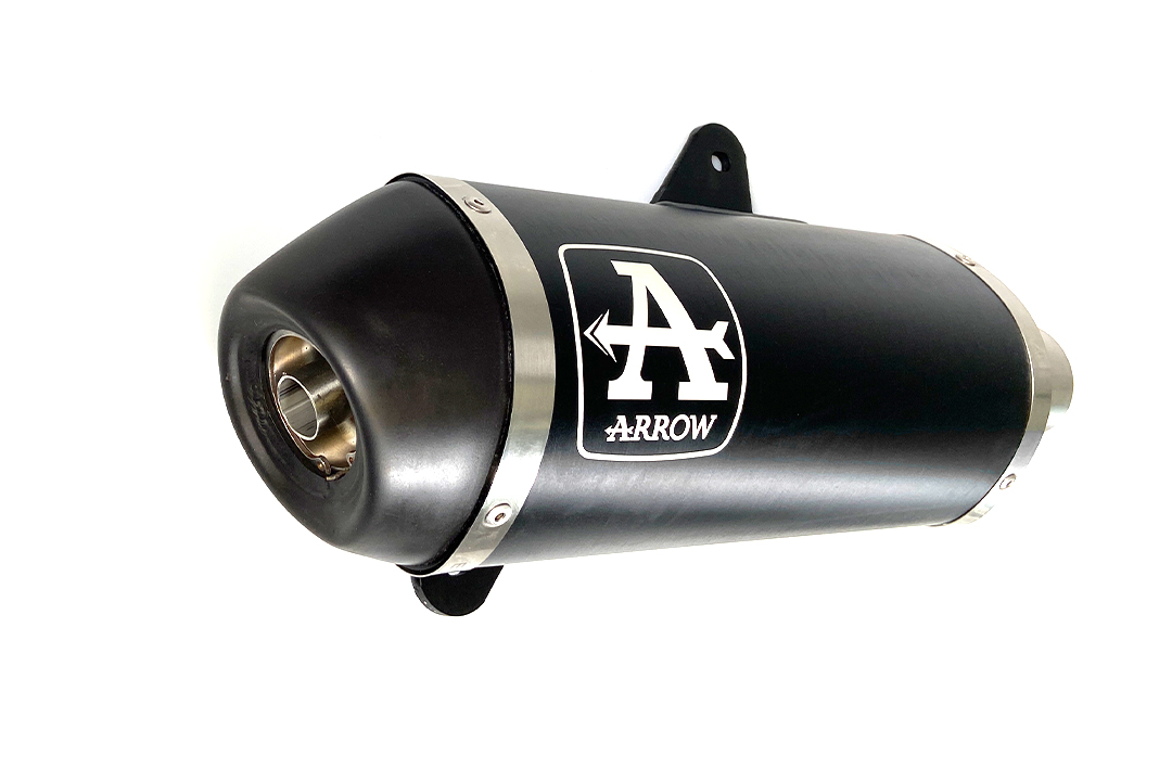 ARROW DARK URBAN Exhaust for Piaggio Vespa GTS 125 i.e. Model Year 2021-