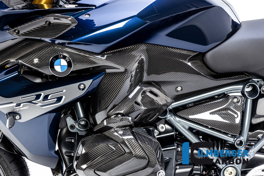 Ilmberger Carbon Side Panel under fuel tank left side L/S, glossy, BMW R1250RS 2019-