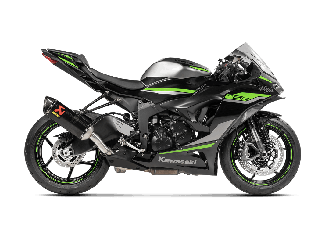 Akrapovic exhaust attachment, bracket (Carbon) for Kawasaki Ninja ZX-6R 600 2009-2016, ZX-6R 636 2013-