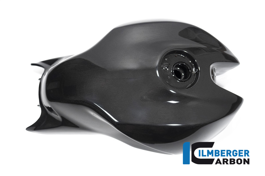 Ilmberger Carbon fuel tank, gloss finish, Ducati Monster 1200, 1200S 2017-