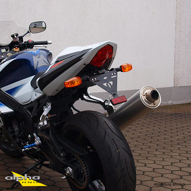 alpha Technik Number Plate Holder Suzuki GSXR1000; Type WVBZ; Model Year 2003-