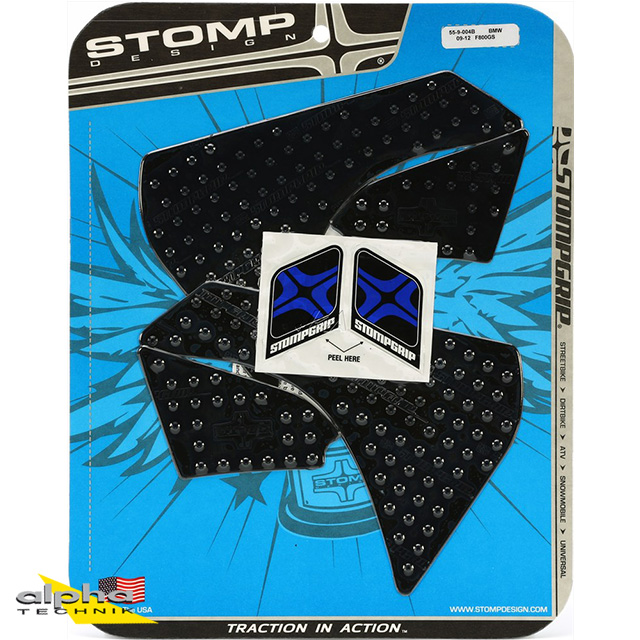 Stompgrip black, Volcano, for BMW F800GS, 2009-2012