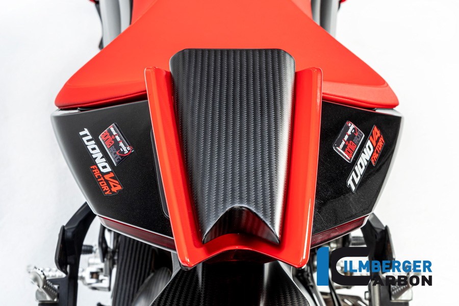 Ilmberger Carbon Pillion Seat Cover Matt for Aprilia RSV4 / Tuono V4 2021-