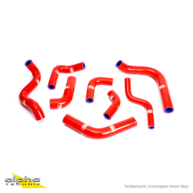 SAMCO SPORT Silicone Hose Kit Red for Ducati 996R Testastretta 998R Testastretta Model Year 2001-2002