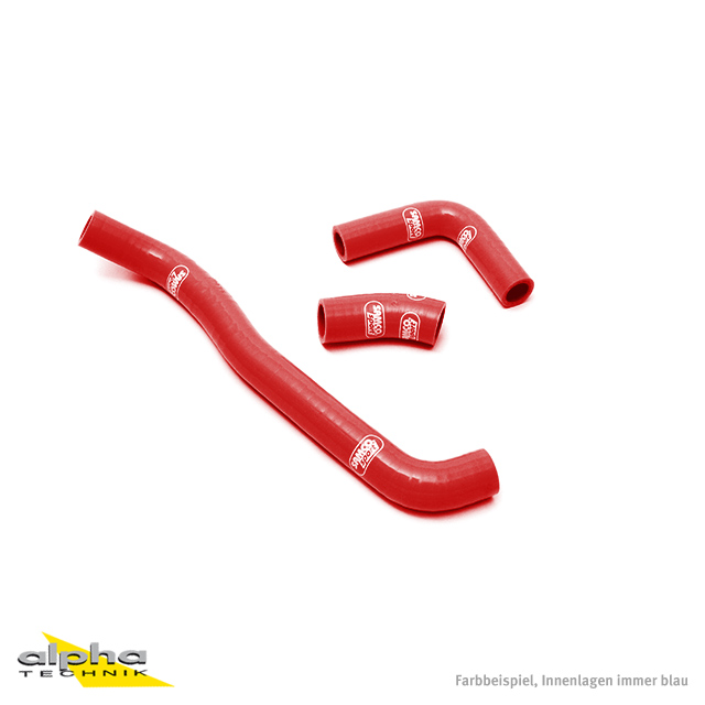 SAMCO SPORT Silicone Hose Kit red for Suzuki DRZ400SM DRZ400S model year 2000-2016