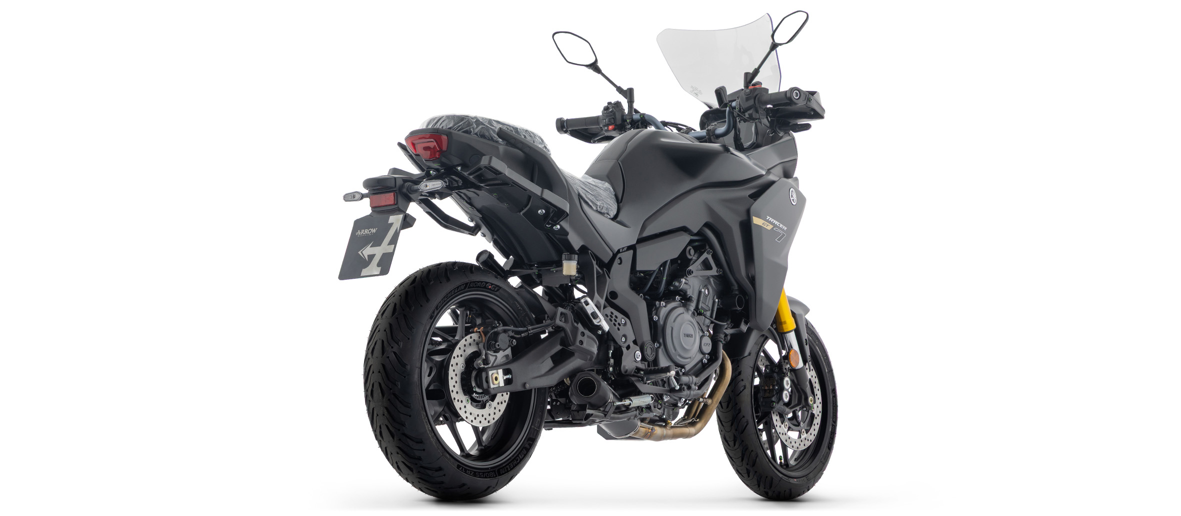 ARROW DARK Icon Racing Full Exhaust System for Yamaha Tracer 700, Tracer 700 GT, 2025-