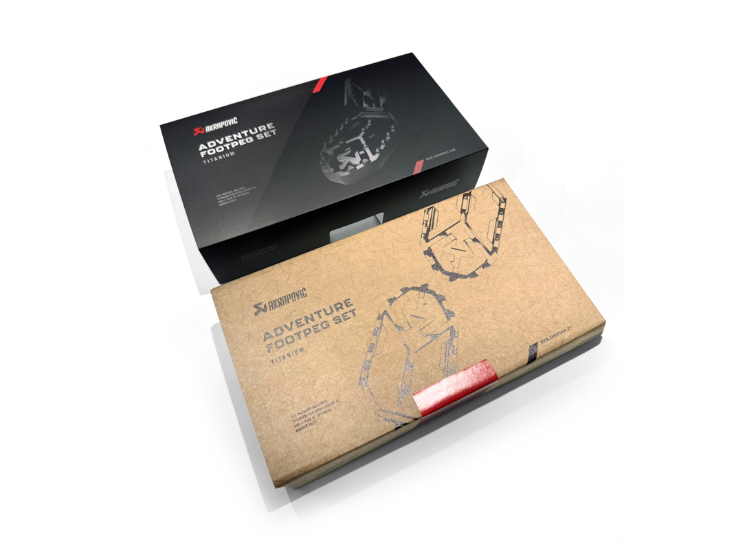 Akrapovic Adventure footrest Titanium for KTM, Husqvarna and GasGas Models