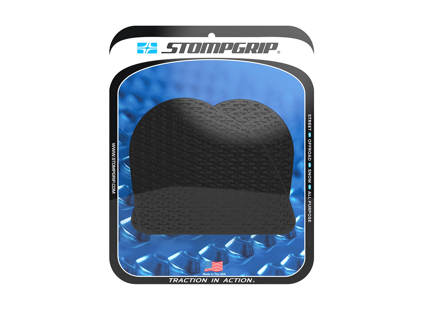 Stompgrip Tank Pad Clear, Icon, Streetbike Traction Kit - Tank Sides, for Ducati DesertX Model Year 2022-2023