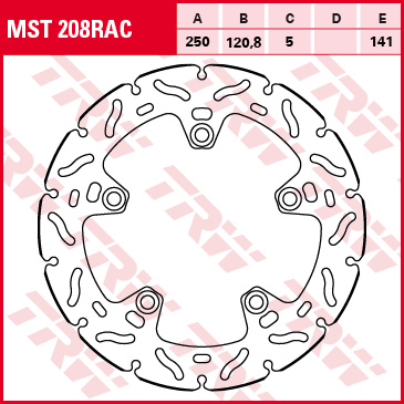 TRW brake disc Sportive Fixed MST208RAC