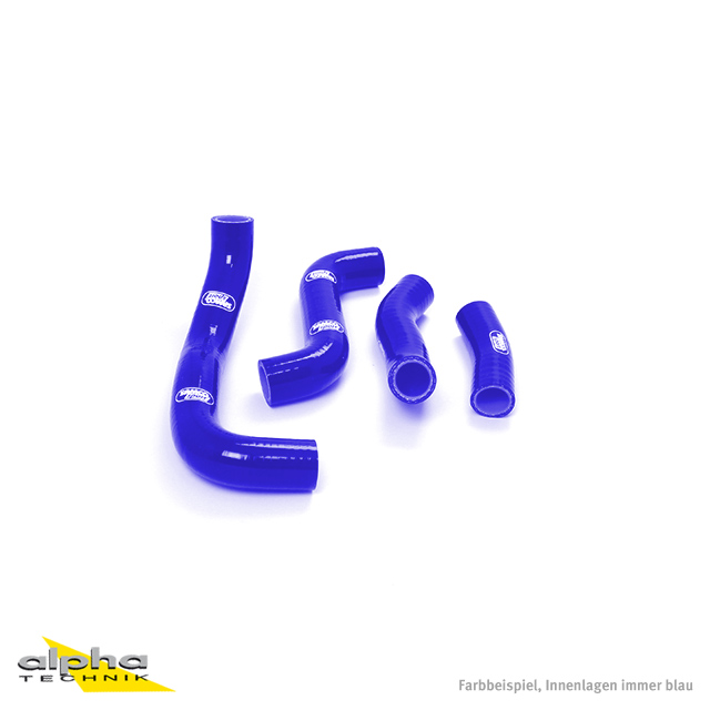 SAMCO SPORT Silicone Hose Kit blue for Kawasaki ZRX1100 ZRX1200 from model year 1997- only for vehicles without carburetor de-icing