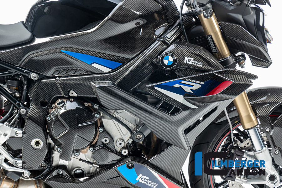 Ilmberger Carbon Radiator Cover right side R/S, Glossy, BMW S1000R 2021-