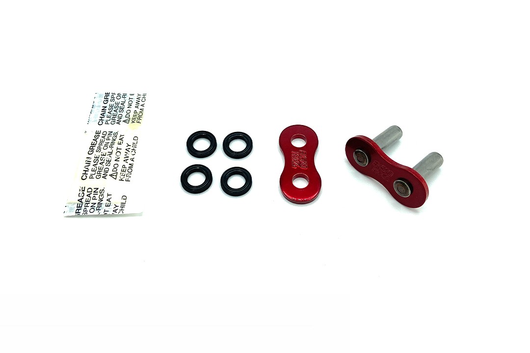 Enuma EK Chain Hollow Rivet Master Link EK 530 MVXZ2 Metallic Red