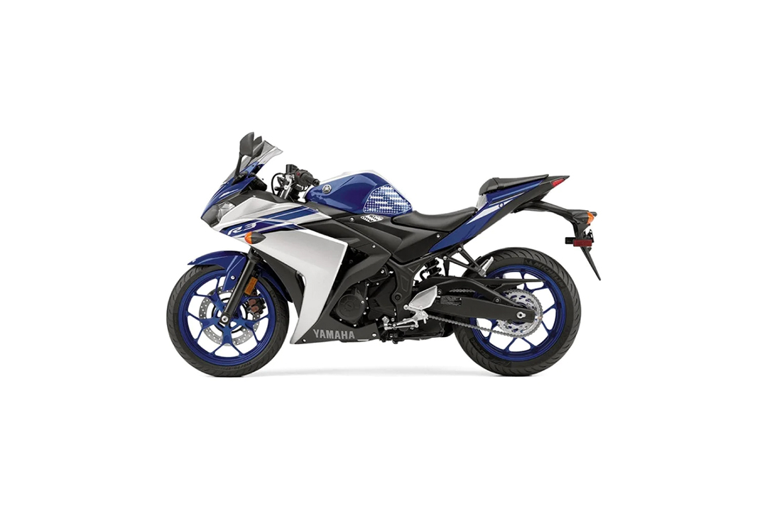 Stompgrip hybrid, Volcano, for Yamaha YZF-R3, YZF-R25, 2015-2018