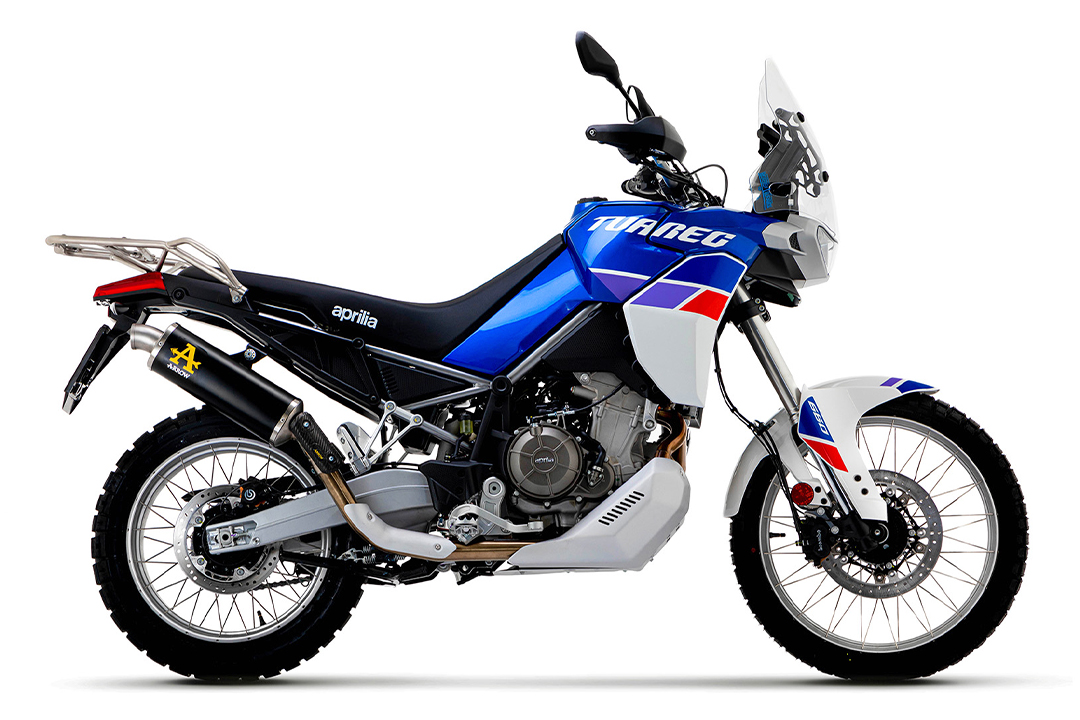 ARROW INDY RACE DARK Titanium Exhaust for Aprilia Tuareg 660 from model year 2022-