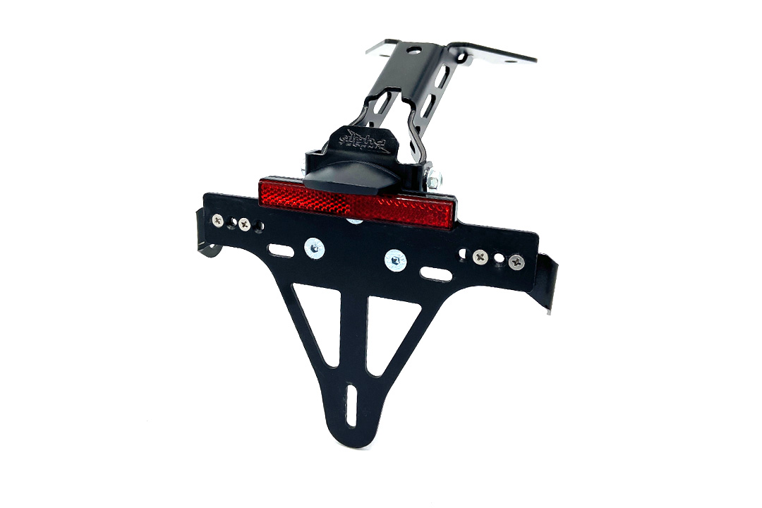 alpha Technik License Plate Holder for Aprilia RS125 and Tuono 125, Type XA / XT, Model Year 2021-