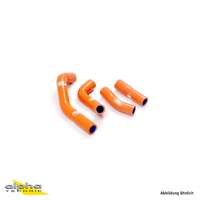 SAMCO SPORT Silicone Hose Kit orange for KTM 125 Duke 125 RC 200 Duke Model Year 2011-2016