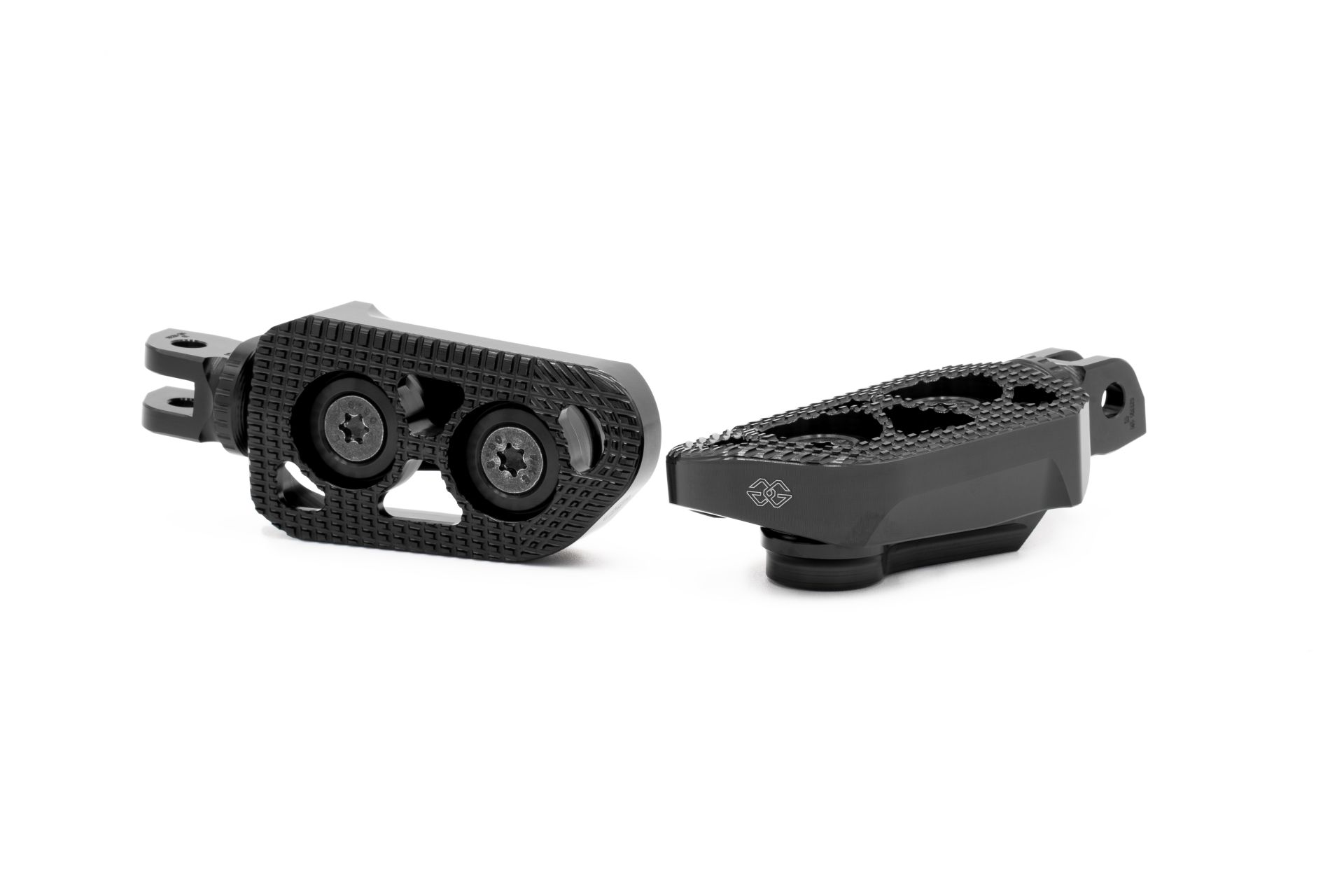 Gilles TECH-X Enduro footrestes black for various Yamaha models