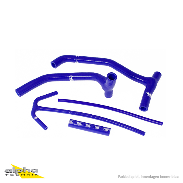 SAMCO SPORT Silicone Hose Kit blue for Husqvarna SM570R from model year 2001-