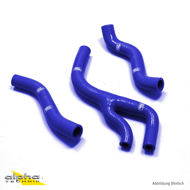 SAMCO SPORT Blue Race Design Silicone Hose Kit for Honda CRF250R Model Year 2016-2017