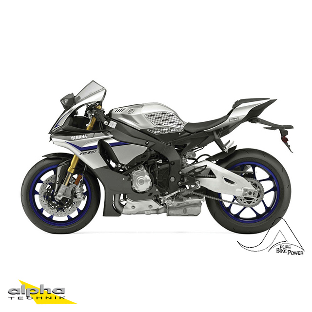 Stompgrip black, Volcano, for Yamaha YZF-R1(M), 2015-2025