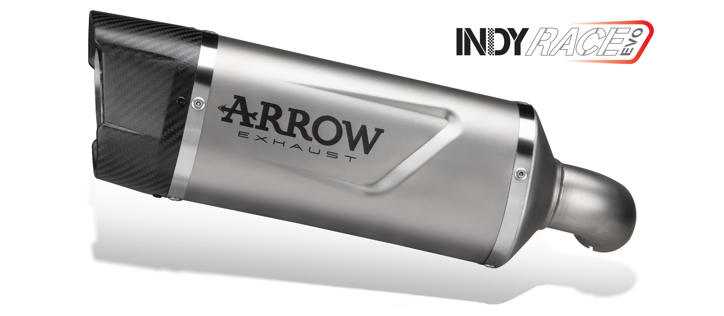 ARROW INDY RACE EVO Exhaust with Titanium Sleeve for Yamaha R9 Model Year 2025-