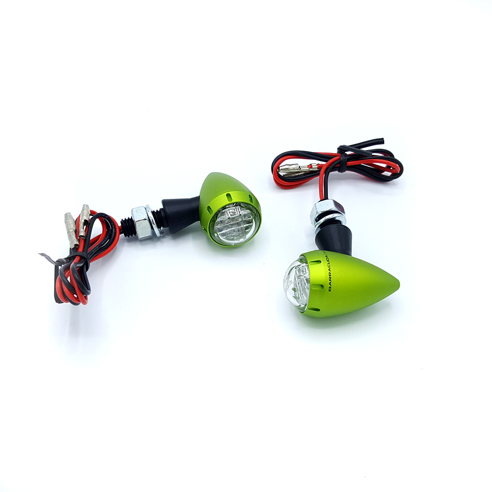 Barracuda flasher light, turn signal S-LED B-LUX green