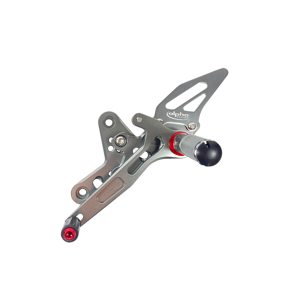 >TRACK< footrest Rearset System titan for Kawasaki Ninja 400 from 2018 / Z400 from 2019 ABE