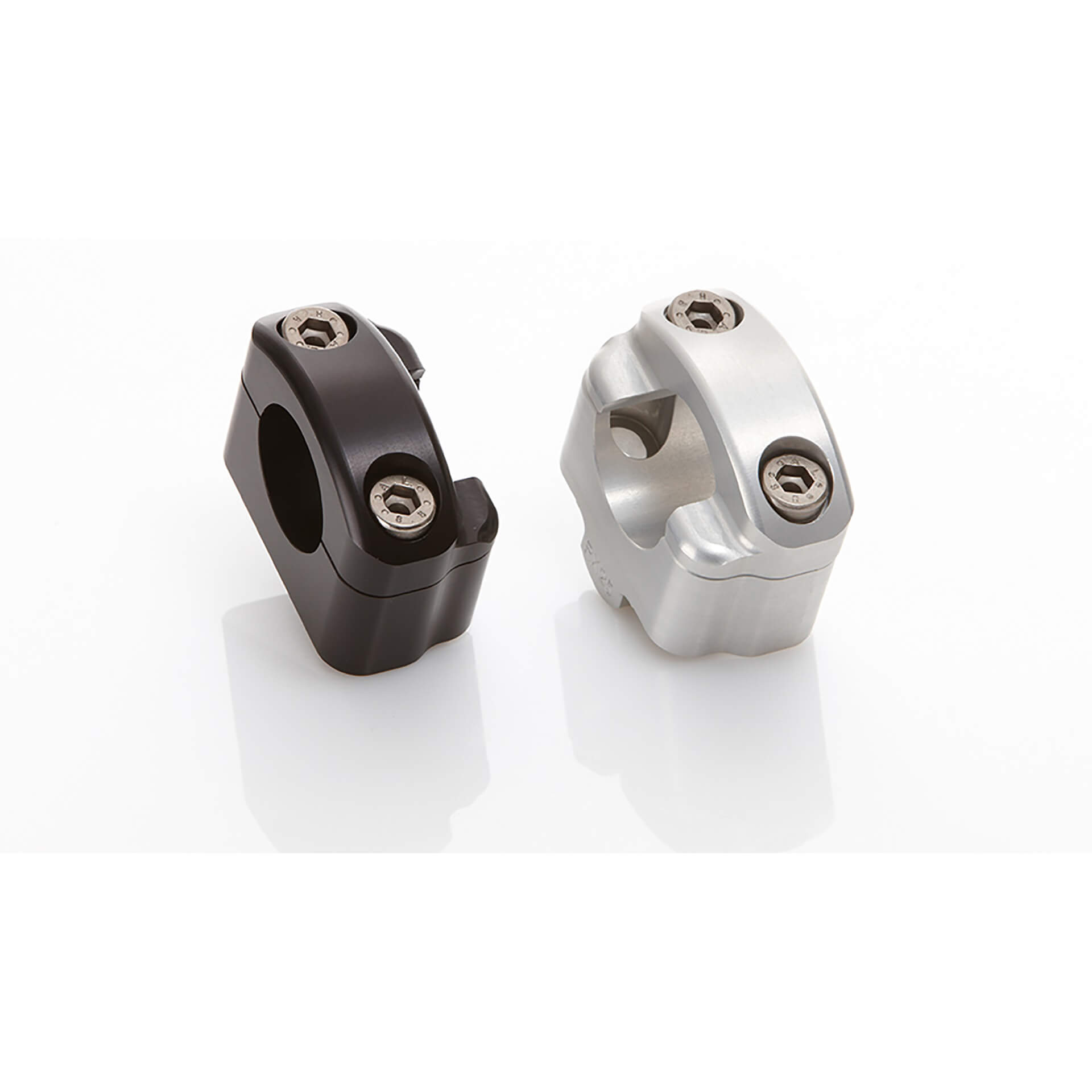 LSL Handlebar Risers Ø22.2/Ø28.6/Black, +25mm