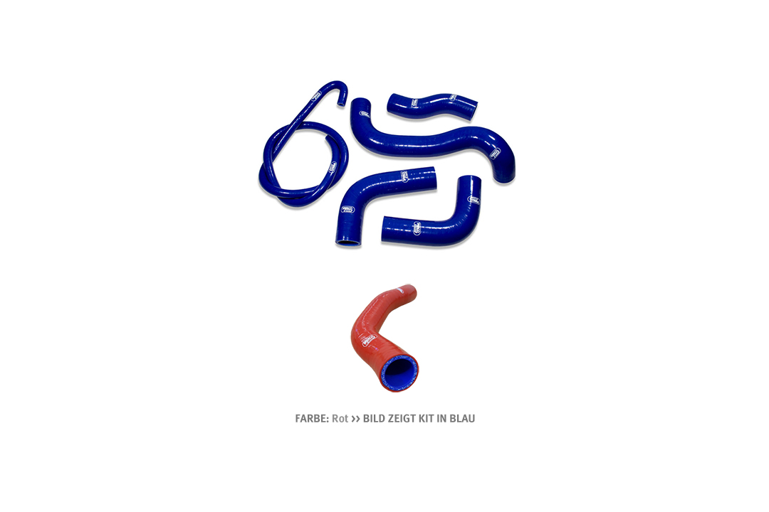 SAMCO SPORT Silicone Hose Kit, Red, for Kawasaki Z750 Model Year 2004-2006