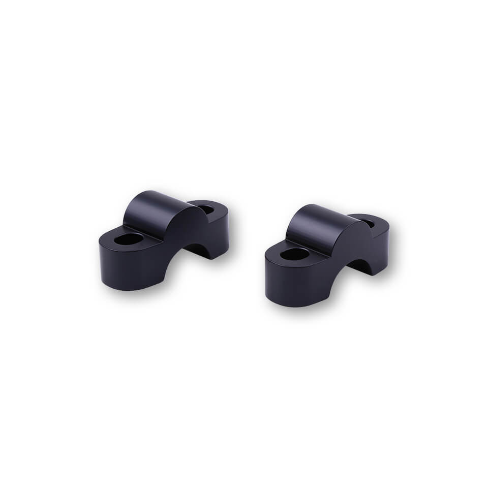 LSL Handlebar Riser, Spacer Block Set 15 mm, Black