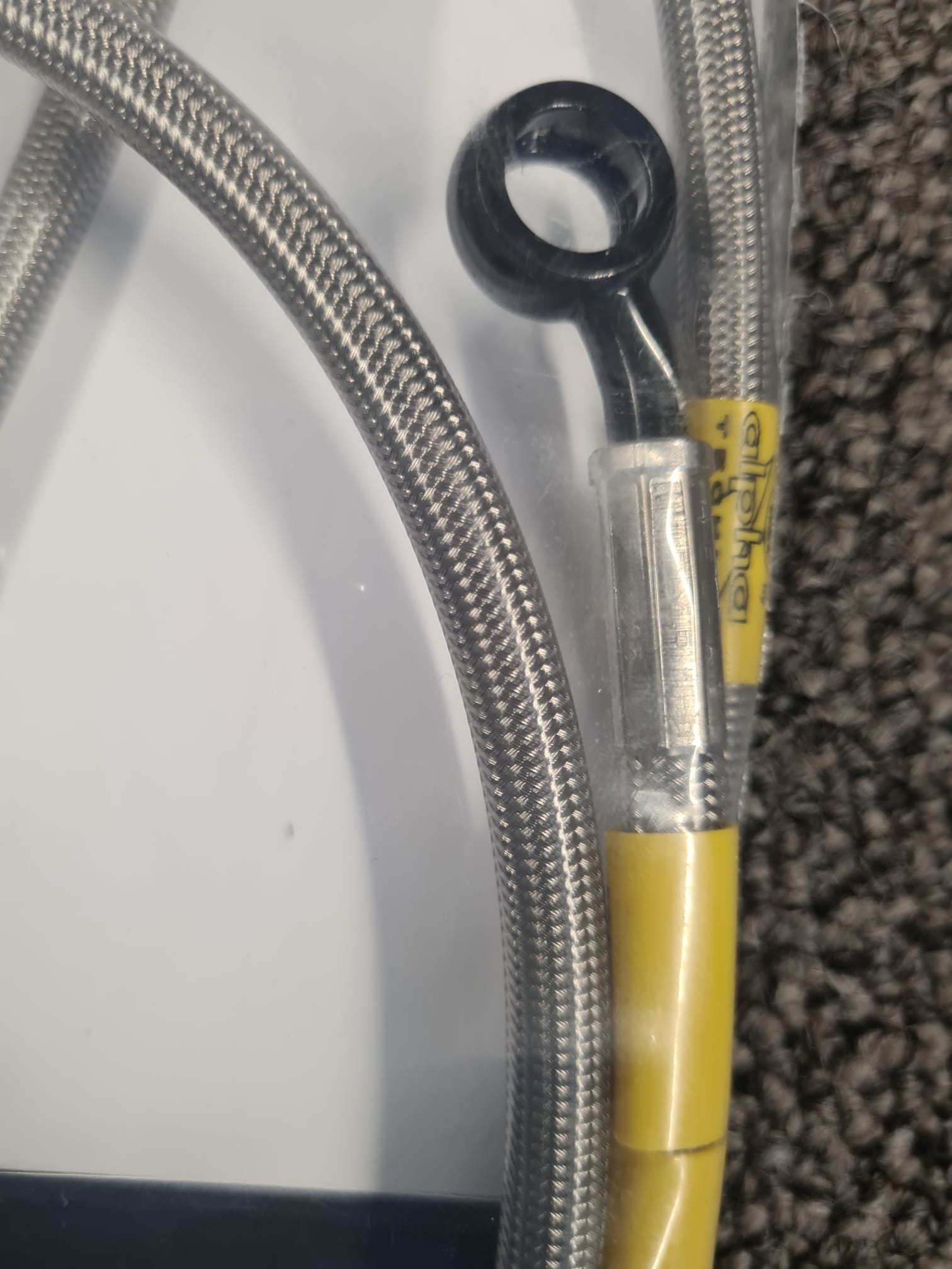 HEL Braided Break Line for Aprilia Shiver SL750 , 