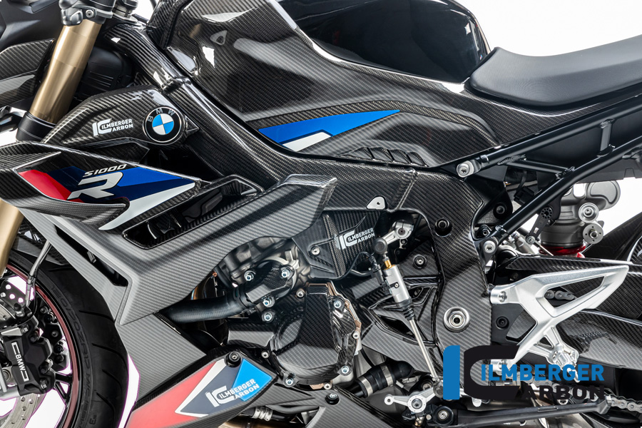 Ilmberger Carbon Radiator Cover left side L/S, gloss, BMW S1000R 2021-
