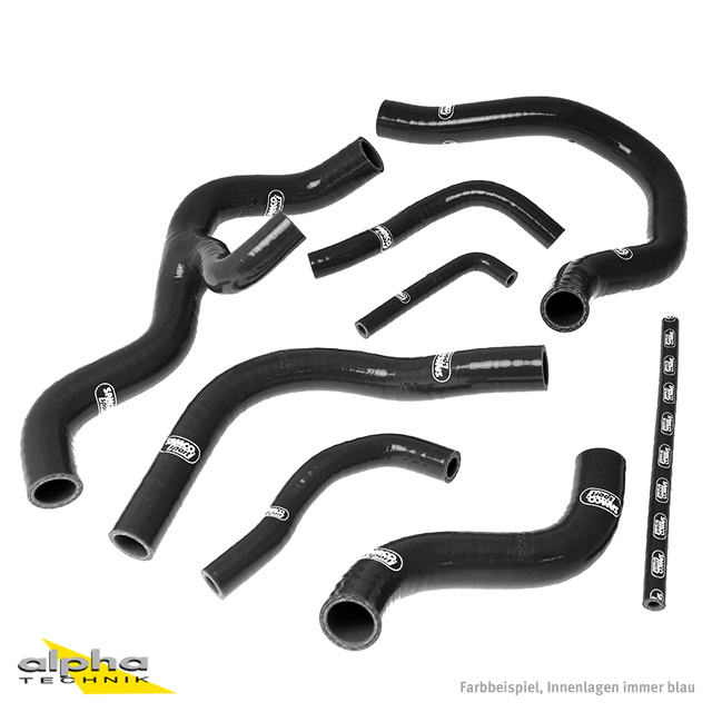 SAMCO SPORT Silicone Hose Kit black for Honda CB600F Hornet Model Year 2007-2014