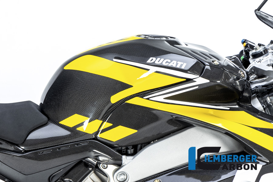 Ilmberger Carbon Fairing Side Panel right side R/S Racing, Glossy, Ducati Panigale V4, V4S, V4R 2019-