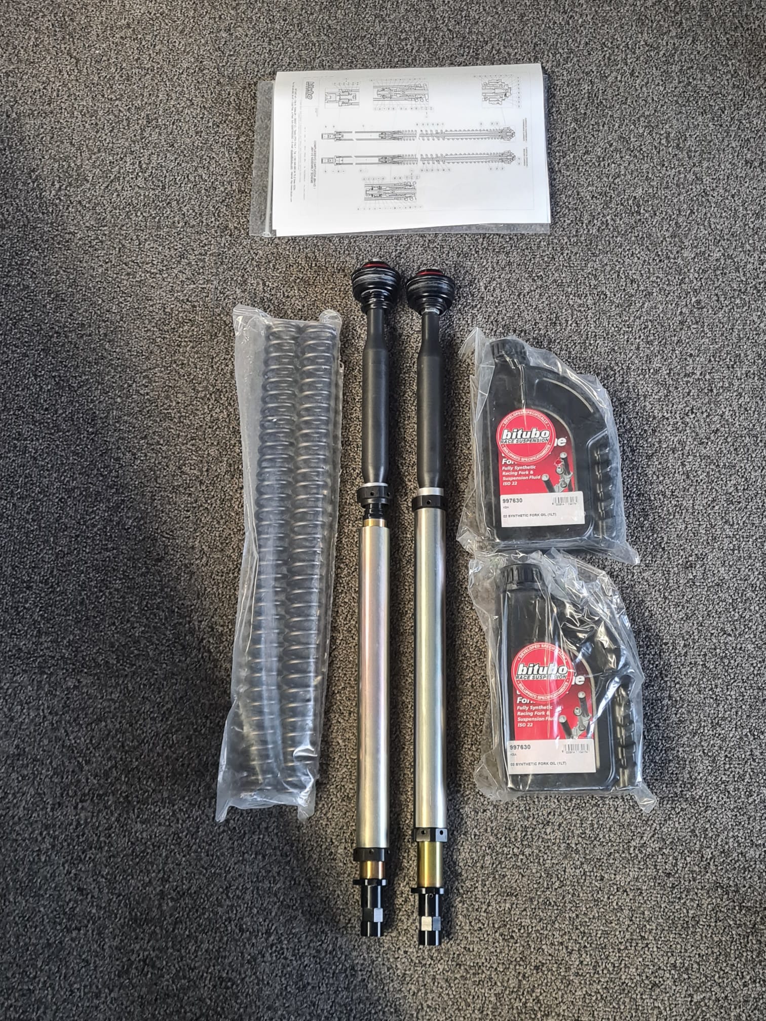 BITUBO JBH fork Damper Kit for Honda CRF1000L Africa Twin / CRF1100 Africa Twin
