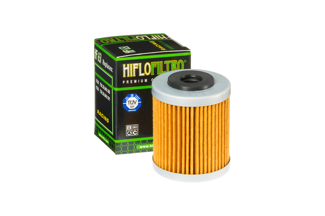 HIFLO oil filter HF651 for various Husqvarna / KTM models