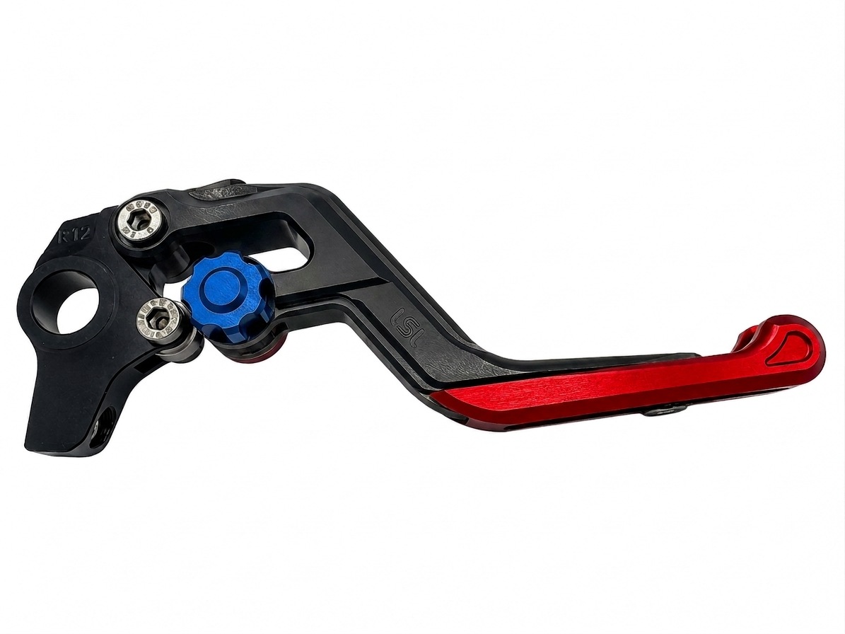 LSL ERGONIA Brake Lever R39R Black/Blue/Red