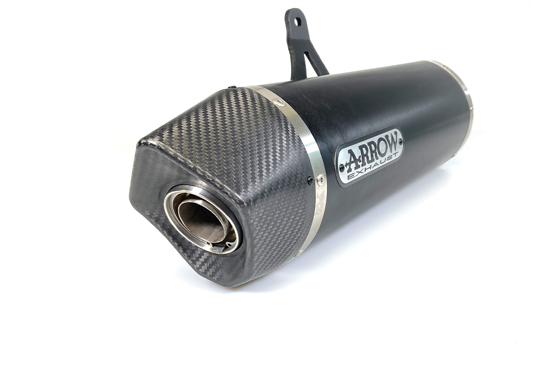 ARROW MAXI RACE TECH Exhaust for Honda CRF1000L Africa Twin 2016- in black aluminium