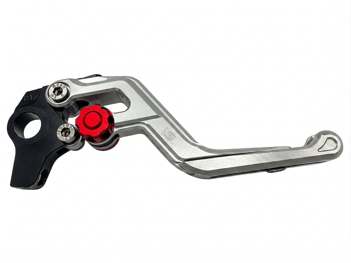 LSL ERGONIA Brake Lever R20 Silver/Red/Silver