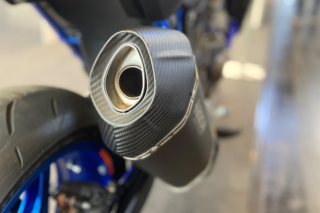 ARROW DARK SONORA Exhaust for Honda CRF1100L Africa Twin 2020-2022, Dark Titanium and Carbon End Cap