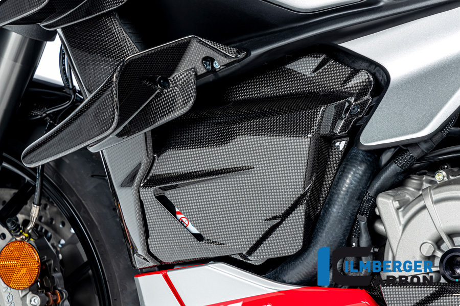 Ilmberger Carbon Battery Compartment Cover, Glossy, Ducati Streetfighter V2, 2022-
