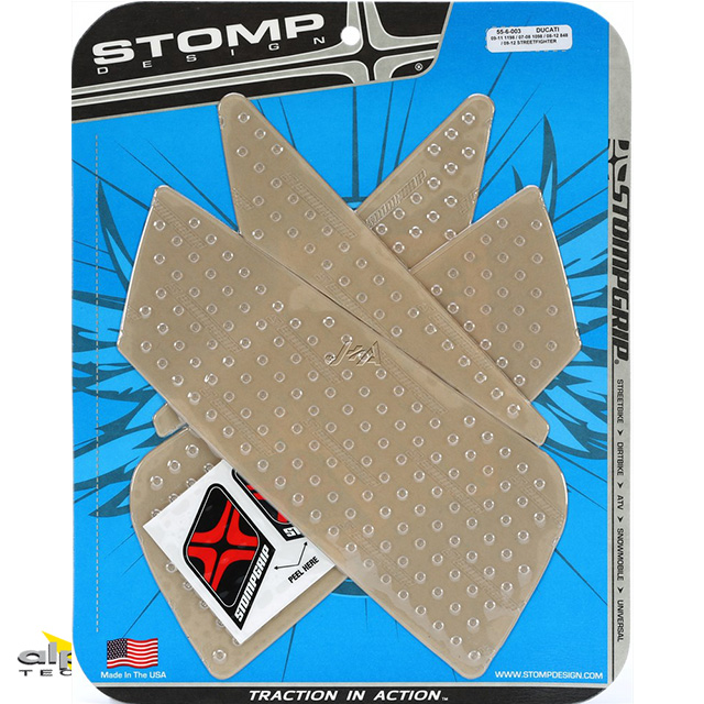 Stompgrip clear, Volcano, for various Ducati models