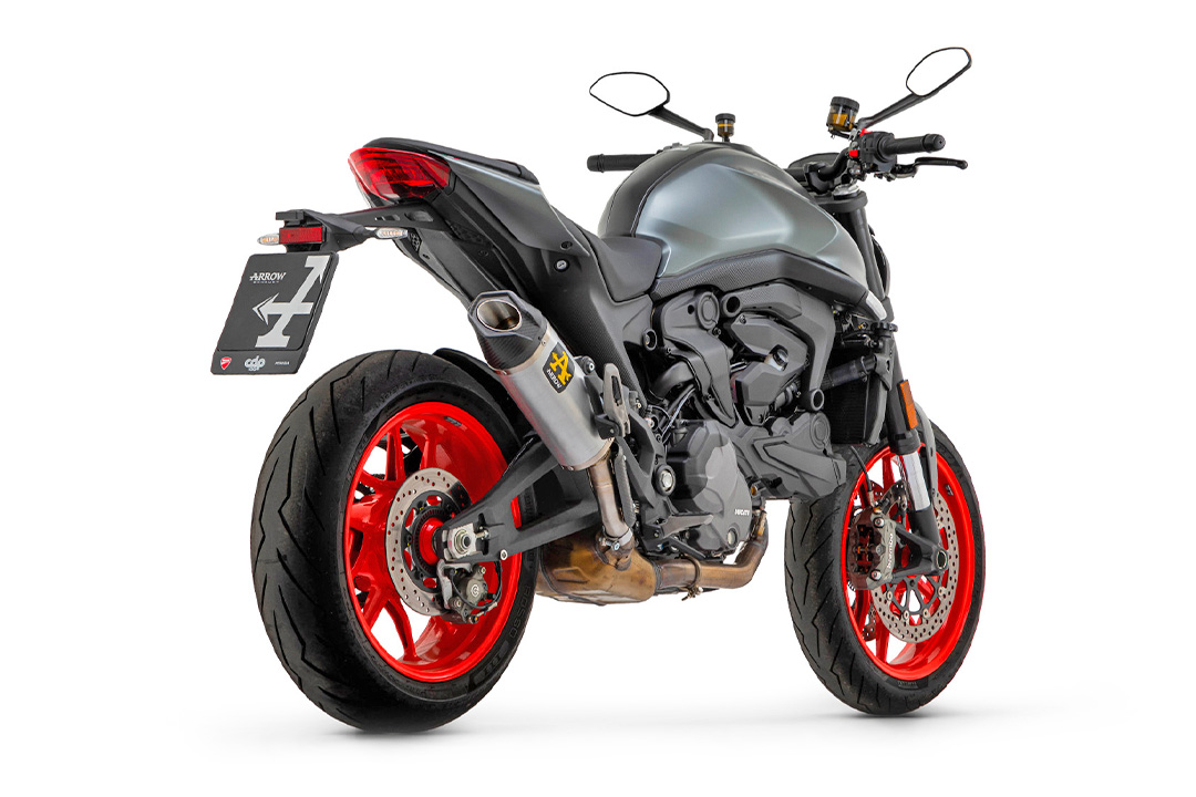 ARROW INDY RACE Aluminium Exhaust for Ducati Monster / Monster+ from model year 2021-