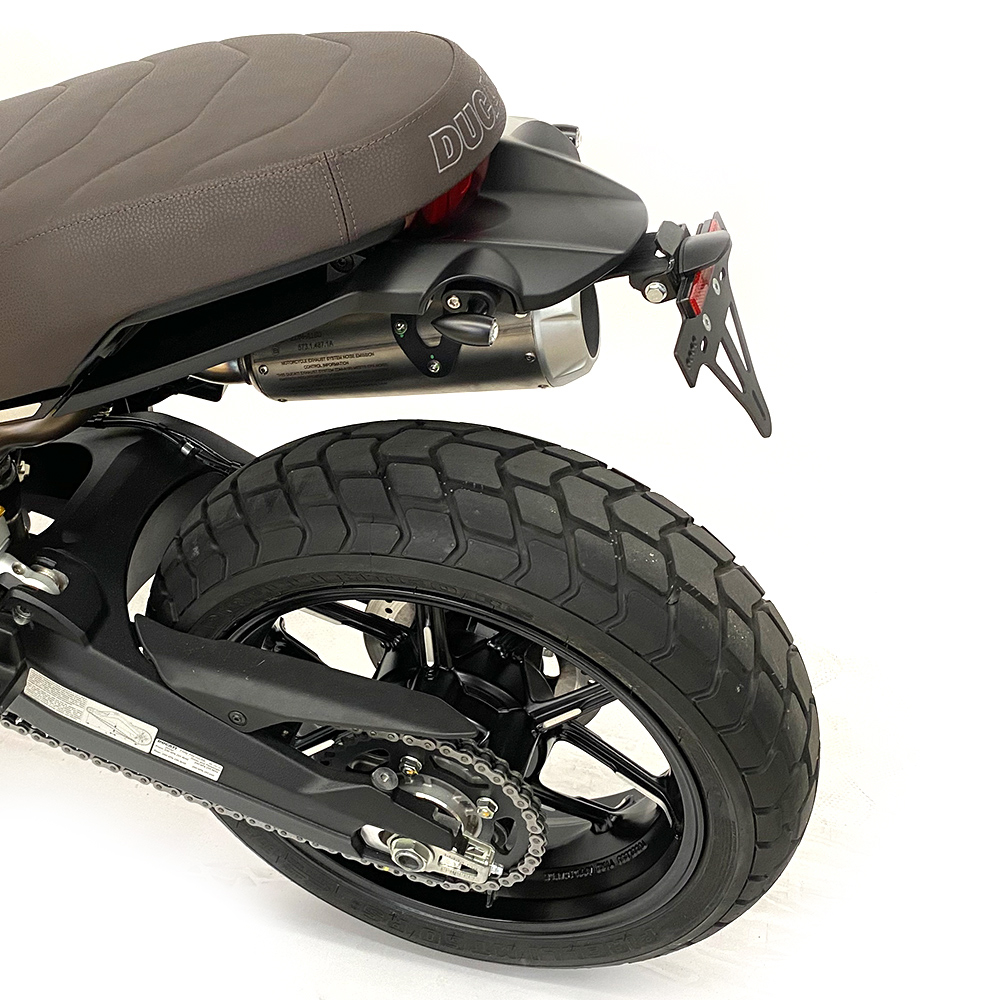 alpha Technik Number Plate Holder for Ducati Scrambler 1100 Pro and Sport Pro; Type 1K; Model Year 2020-