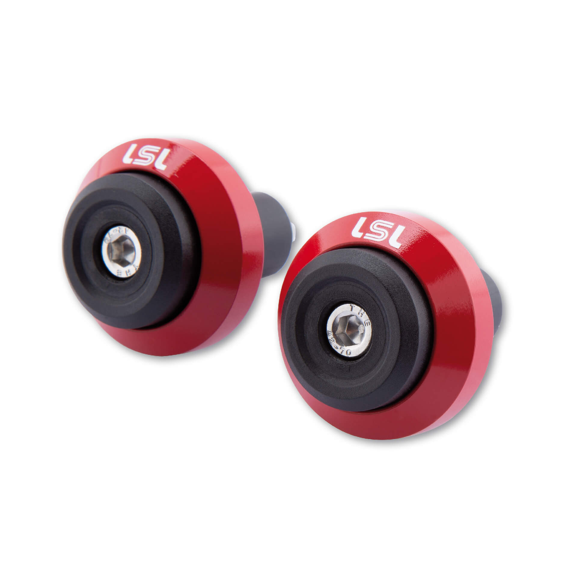 LSL GONIA handlebar Weight, Aluminium, with LSL Logo, for handlebar with 14mm and 18mm Inner Diameter, Signal Red