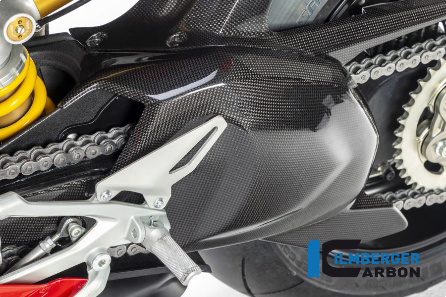 Ilmberger Carbon Gloss Swingarm Covers for Ducati Panigale V4 / V4S from 2018 onwards