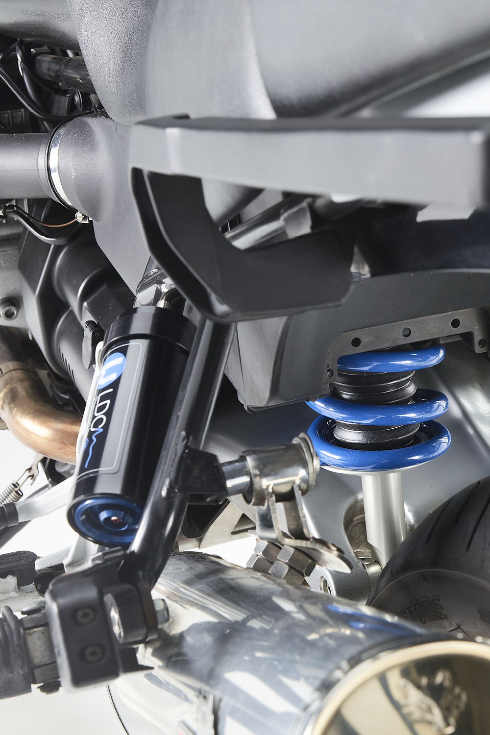 Wilbers LDC Nivomat with 25 mm Lowering for BMW R1200 GS Adventure