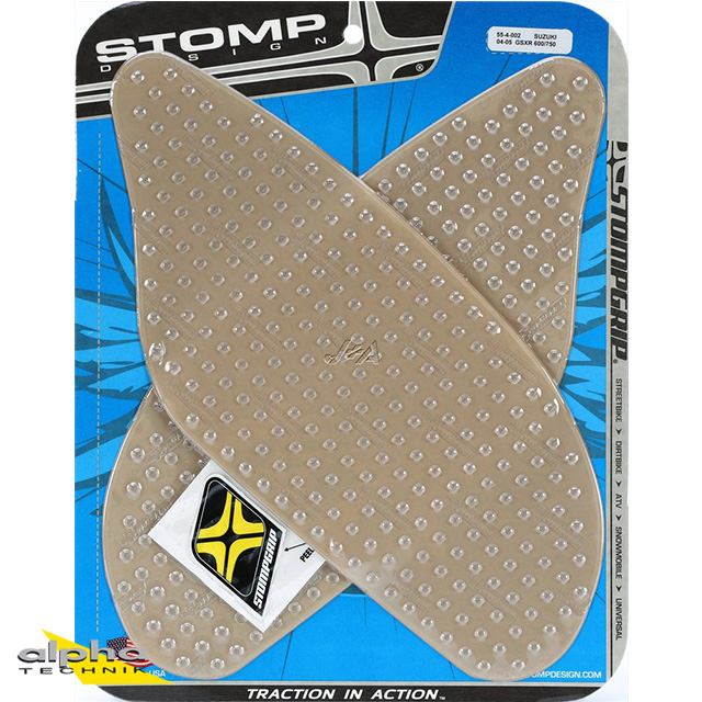 Stompgrip clear, Volcano, for Suzuki GSXR600, 750, 2004-2005